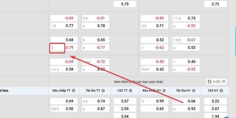 Chi tiết về chấp 2 trái là sao