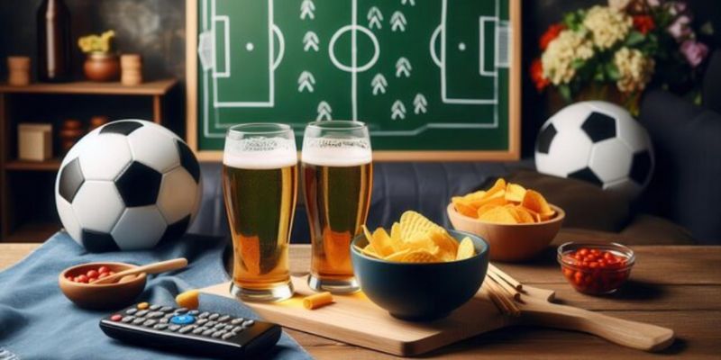 Xem bóng đá ăn gì